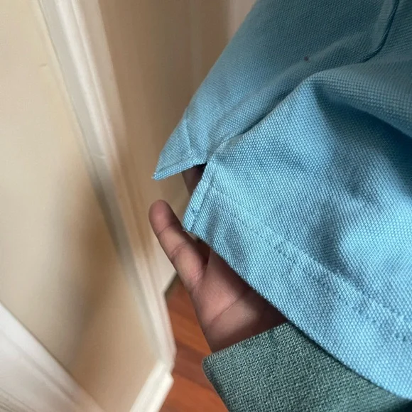 BSR Light Blue Polo Shirt Dress with Embroidered Fawn - Picture 4 of 11